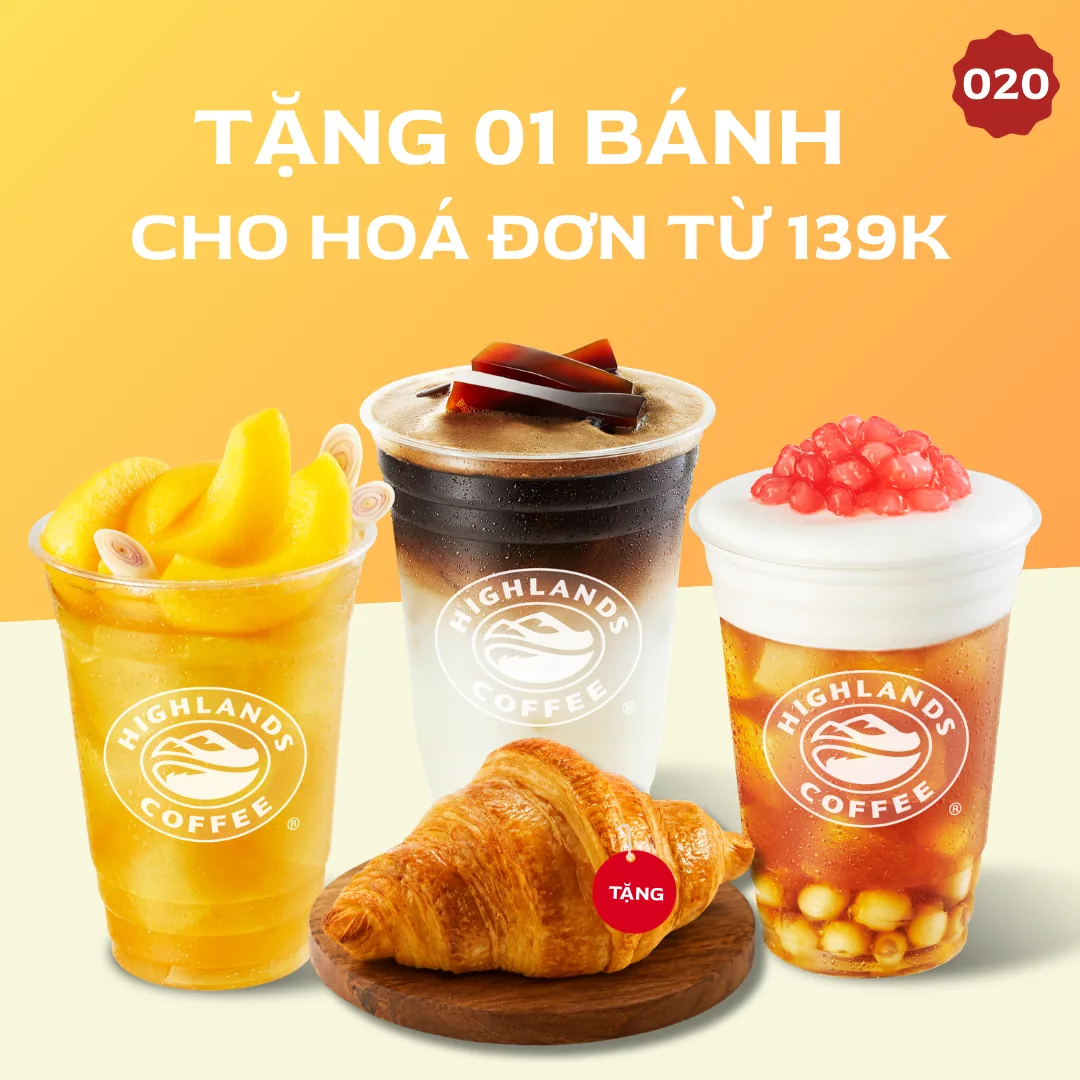 Ưu đãi Highlands Coffee