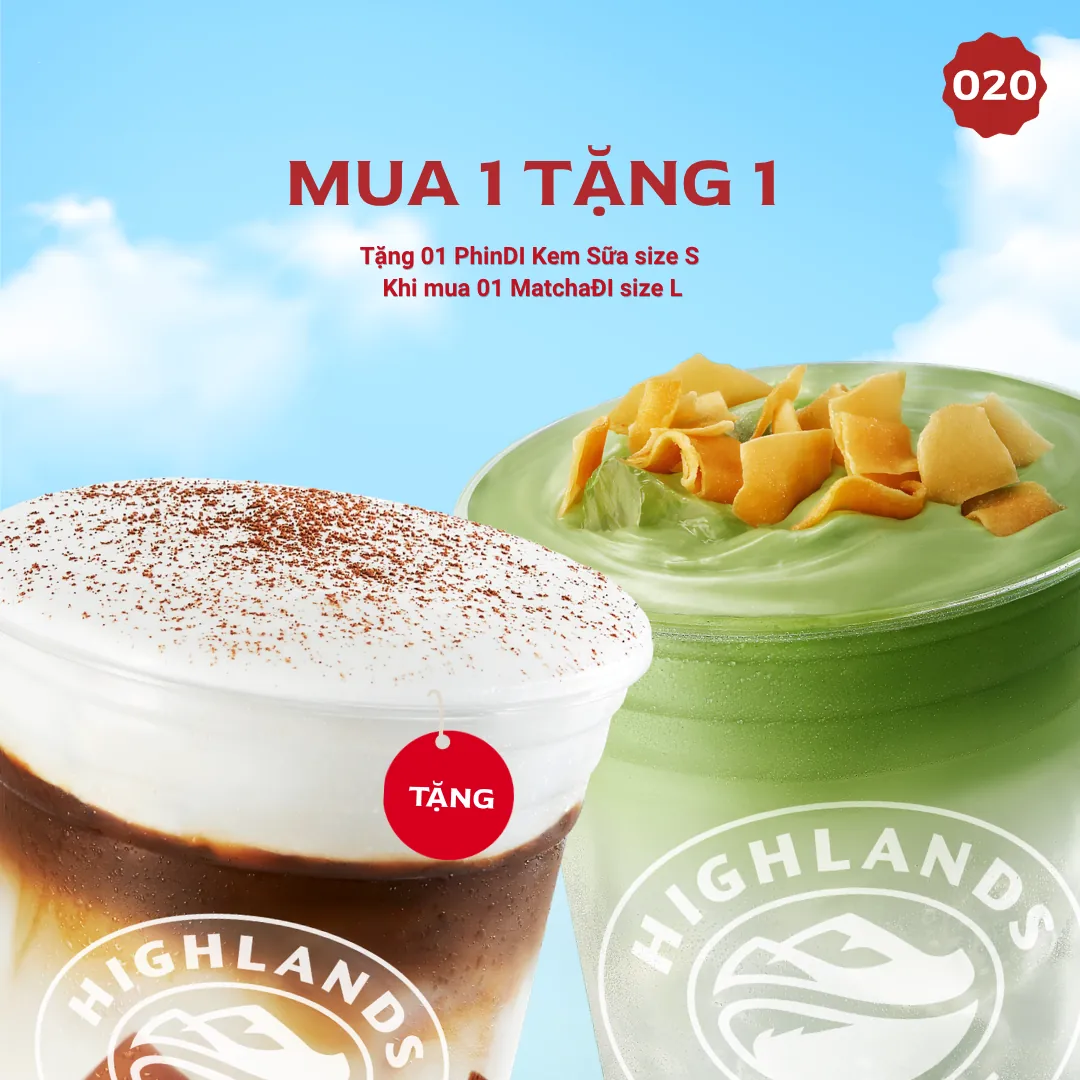 Ưu đãi Highlands Coffee